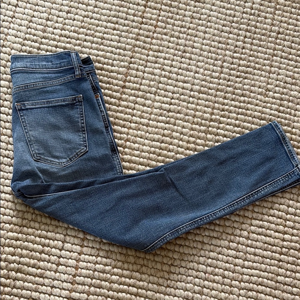 GAP Blue High Rise Cigarette Jeans